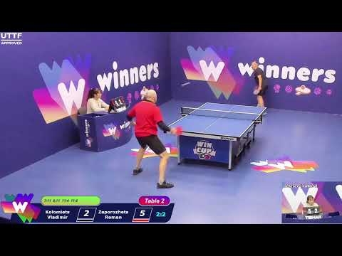 WINners CUP table 2  06.11  Kolomiets Vladimir - Zaporozhets Roman 15:15