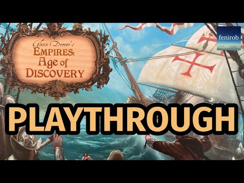 Empires: Age Of Discovery Board Game | Playthrough (2 Players)