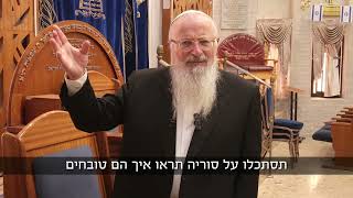 רצועת עזה - להפוך גיהנום לגן עדן | הרב שמואל אליהו | הלכה יומית | ו׳ אייר תשפ״ה (הרב שמואל אליהו) - התמונה מוצגת ישירות מתוך אתר האינטרנט יוטיוב. זכויות היוצרים בתמונה שייכות ליוצרה. קישור קרדיט למקור התוכן נמצא בתוך דף הסרטון