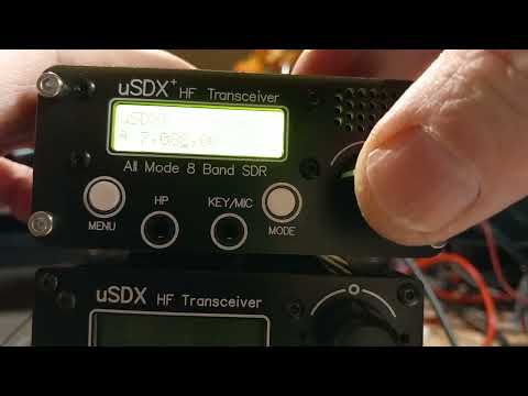 uSDX+ Setting the settings in the menus