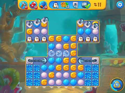 Fishdom level 7518 no boosters フィッシュダム ノーマル [Friend's]