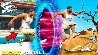 Shinchan and Franklin Use Magical Portal to Going Other World in GTA 5