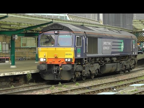 Carlisle Rail Traffic - DRS - DBS & Freightliner - 12th November 2014