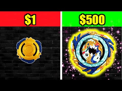 $1 BEYBLADE vs $500 BEYBLADE (Fafnir Edition)
