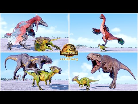Dracorex Hunting & Killing Animations of All Carnivore Dinosaurs 🦖 Jurassic World Evolution 2