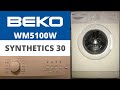 Beko WM5100W Washing Machine Synthetics 30