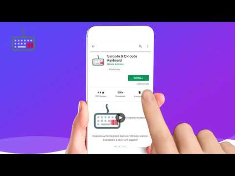 Barcode & QR code Keyboard PRO Video