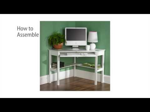 Southern Enterprises White Corner Computer Desk Ho6642 Bellacor