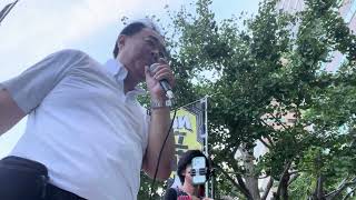 鈴木信行が立花たかし長期勾留不当と検察庁前で訴えた！080808