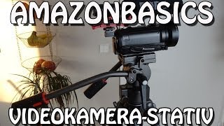 "AMAZONBASICS VIDEOKAMERA-STATIV FÜR 60 EURO" -Vorstellung + Vergleich mit Cullmann Titan CT220