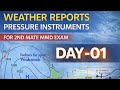Weather Reports Day 01 Pressure Instruments MMD Exam Concepts
