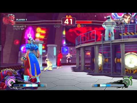 SSF4 Rank Match  Wildcat815 (HK)  vs  TAKAHOKO (CH) 1