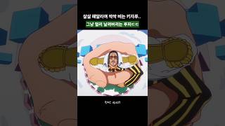 살살하라는 키자루의 부탁 X무시하고 날려버리는 루피