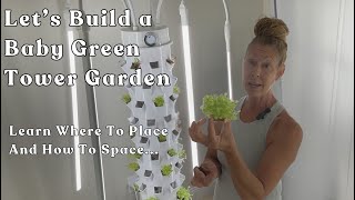 Let's Build My Baby Greens Tower Garden ~ Fresh #lettuce Basil & Chard Indoors! #towergarden