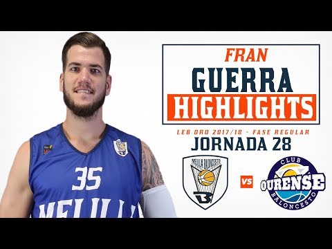HIGHLIGHTS | Fran Guerra vs Rio Ourense Termal (ORO 17/18  - J28)