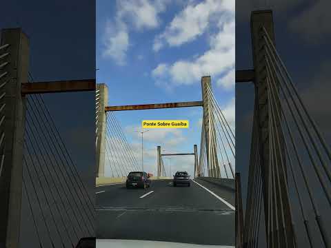 Ponte Sobre o Guaíba saída de POA #riograndedosul #turismo