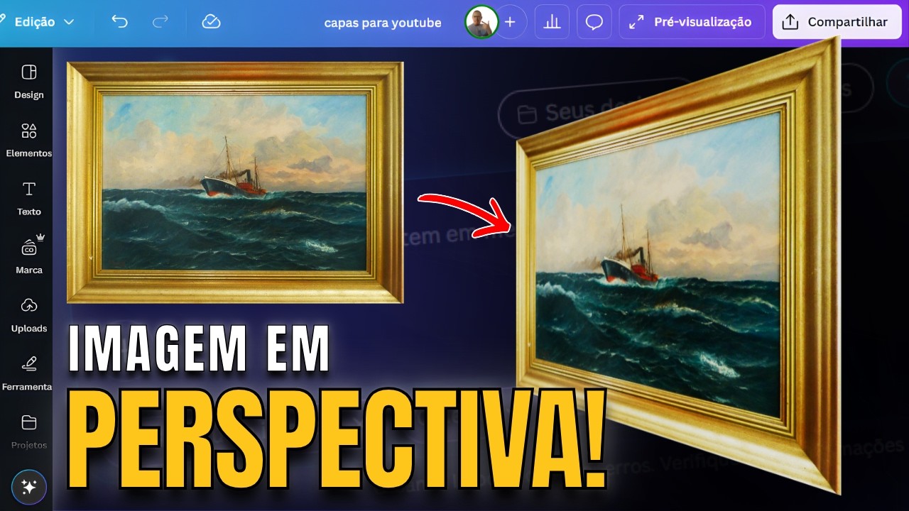 Como Colocar Imagem em Perspectiva no Canva (Passo a Passo Fácil)