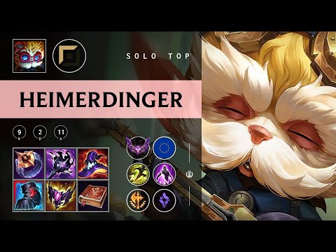 Heimerdinger Top vs Malzahar - EUW Master Patch 25.24