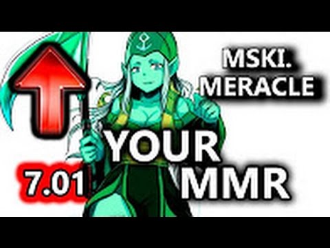 Dota 2 7.01׃ How to increase MMR - Meracle Necrophos FULL gameplay!