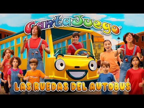 🚍 Las RUEDAS del Autobus 🎶🚌 CANTAJUEGO 🚏 Música Infantil y Canciones para niños  | Video Oficial