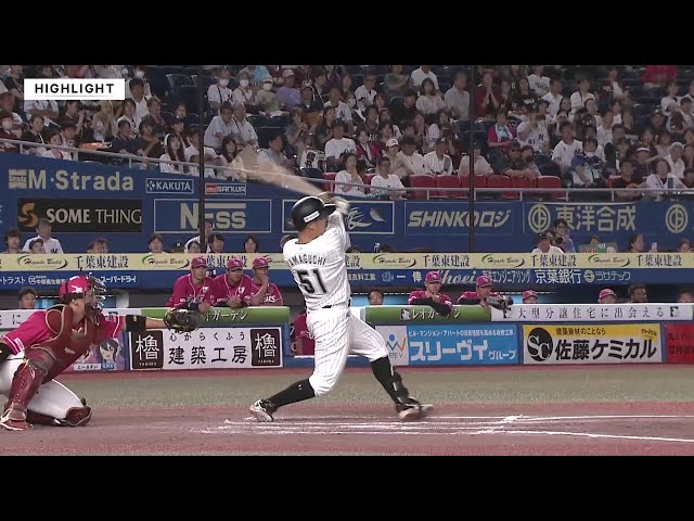 8月20日 千葉ロッテマリーンズ 対 東北楽天ゴールデンイーグルス ハイライト