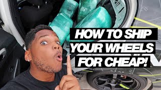 HOW TO SHIP & PACKAGE YOUR WHEELS FOR CHEAP! *SOLD MY REGAS*