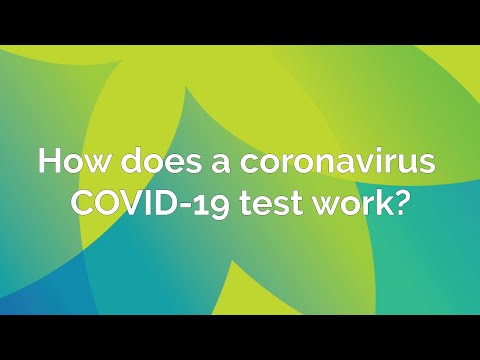 How does a coronavirus COVID-19 test work?
