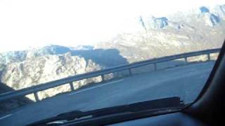 preview picture of video 'Toyota Celica GT on the road from Oygastolen to Lysebotn'