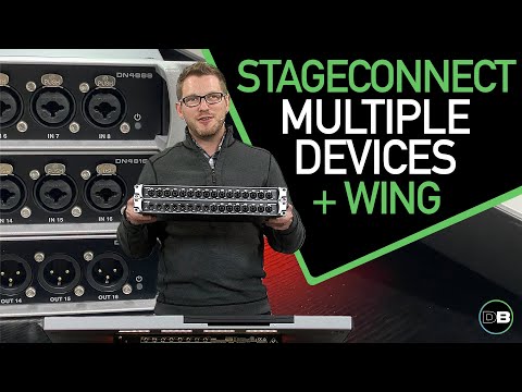 Multiple StageCONNECT devices with the Behringer Wing
