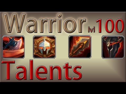 Warrior level 100 talents - WoD Beta