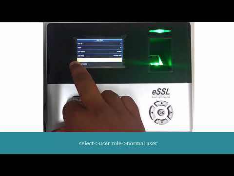 Essl x990 biometric attendance system