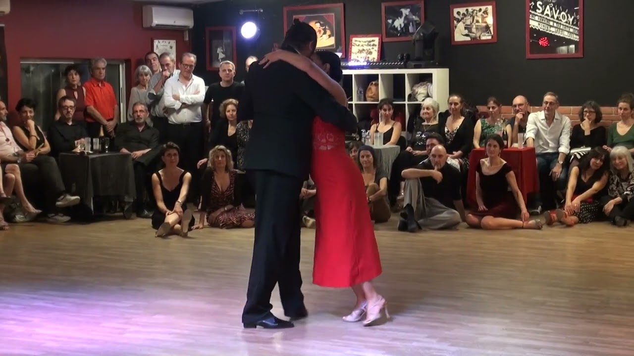 Démo Tango (1), Erna Dolcet et Omar Quiroga, Santa Milonga (Montpellier)