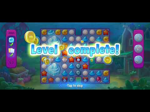 Fishdom gameplay level 2085