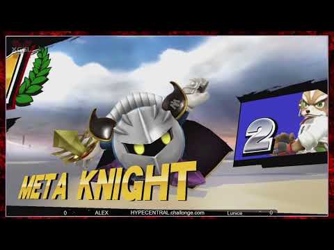 HC99 Smash4 - WQF Bo3: ALEX (Meta Knight) vs Lunice (Fox)