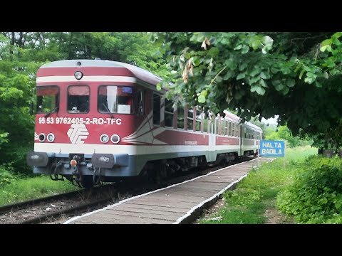 Calatorie cu automotorul 2405 al TFC, pe ruta Buzau → Nehoiasu, cu trenul R10353