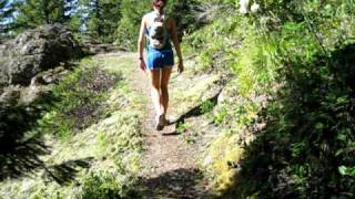 The lower part of the trail offers a view to the west. Video by Ryan Krol.