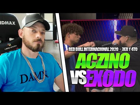 DTOKE REACTS TO ACZINO vs. ÉXODO LIRICAL - 3rd and 4th Place | Red Bull International 2020