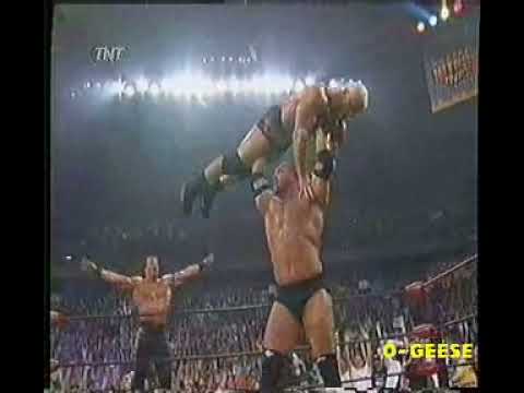 WCW Monday Nitro - Goldberg Gorilla Presses Scott Steiner 6 Times (1999-02-22)