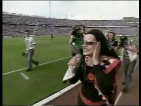 NINA HAGEN 2001 "Eisern Union" during Pokalfinale 2001 GERMAN TV #ninahagen