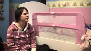 Lindam Safe and Secure Soft Bed Rail - bed time review video - ReviewGear