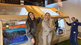 2 ODALI SOBALI ÇADIRDA KAMP ! VLOG