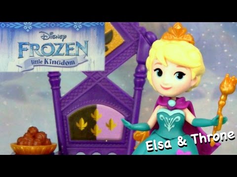 Disney Frozen Little Kingdom Elsa and Throne Frozen Playset NEW 2016 Frozen TOY with Queen Elsa Video