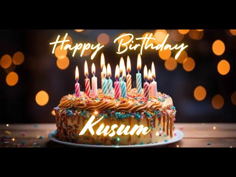 Kusum Happy Birthday | Birthday Songs with name | Birthday Reel | Janmdin | #Ad4beloved