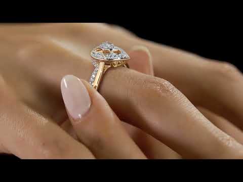 Baguette lab grown diamond wedding ring