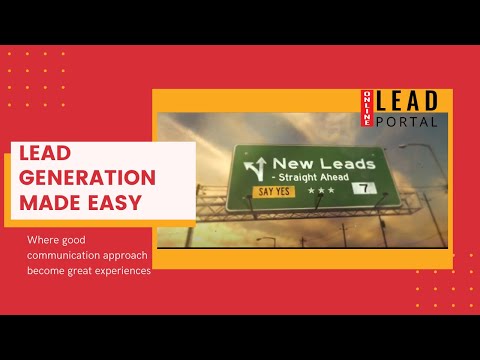Online Lead Portal Tutorial Preview