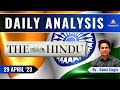 The Hindu Newspaper Analysis 29 April 2023 UPSC CSE