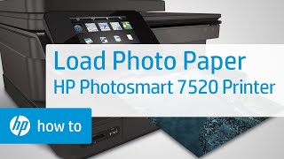 How to Load Photo Paper into an HP Photosmart 7520 Printer