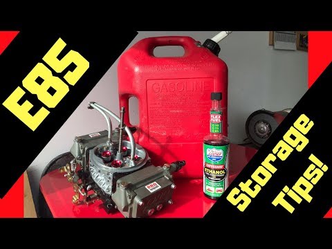 E85 Storage Tips