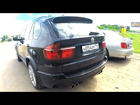 Toyota Aristo V300 VS BMW X5M с места без лаунча