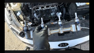 How to change fuel injectors on a 2013 Kia Optima